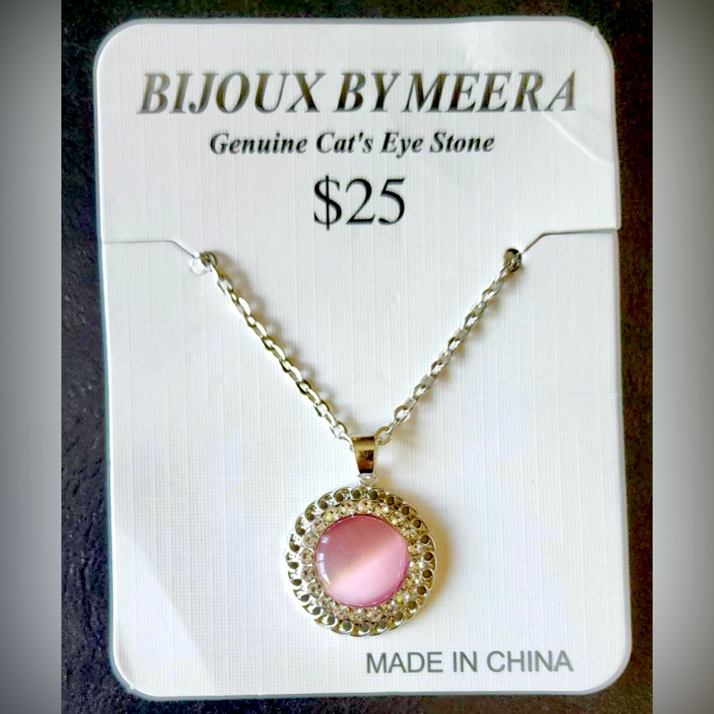 Bijoux By Meera Necklace W/ Cat’s Eye